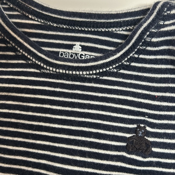 Carter's Striped and White Kids One Pieces - Picture 2 of 5